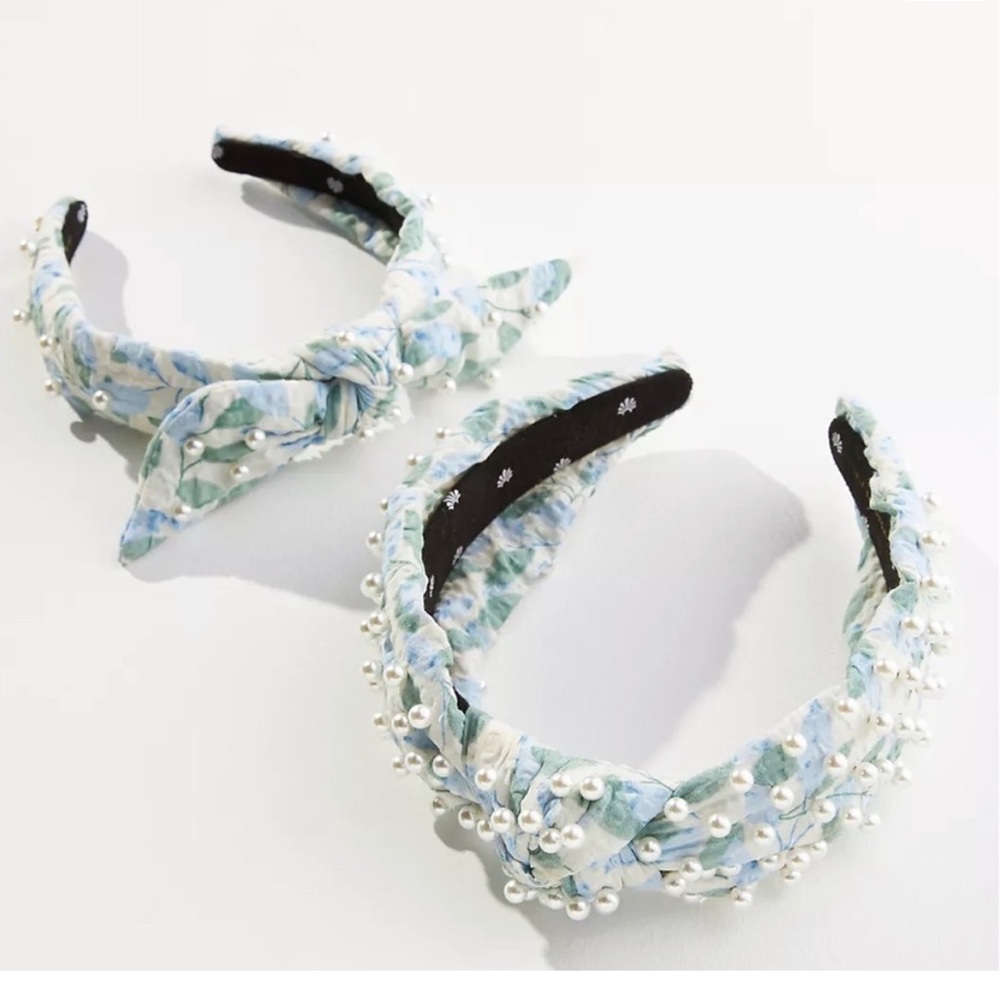 🆕 Lele Sadoughi Pearl Knotted Headband - Mommy & Me